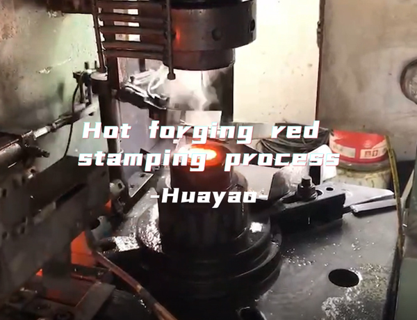 Hot forging red stamping process